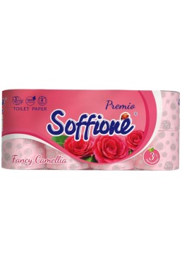 Туалетная бумага Soffipro Premio Aroma Розовая, 8 рулонов